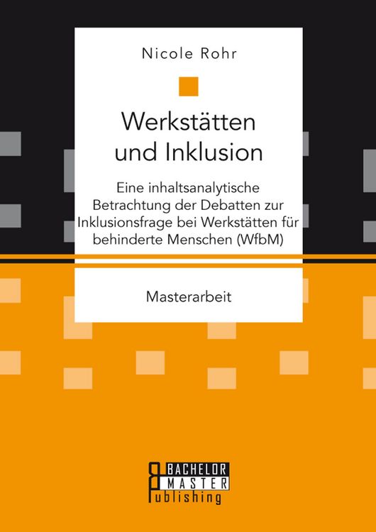 Produktbild: Werkst&auml;tten und Inklusion