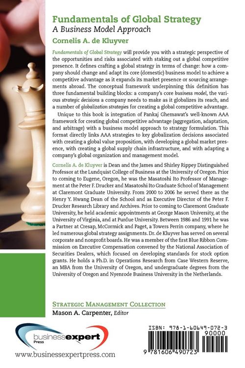 Produktbild: Fundamentals of Global Strategy
