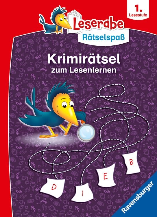 Produktbild: Leserabe Rätselspaß - Krimirätsel zum Lesenlernen (1. Lesestufe)