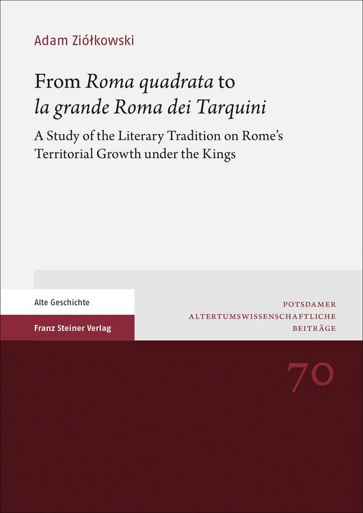 Produktbild: From "Roma quadrata" to "la grande Roma dei Tarquini"