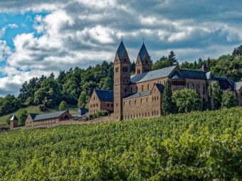 Produktbild: CALVENDO Puzzle Abtei St. Hildegard - Eiblingen bei R&uuml;desheim | 1000 Teile Lege-Gr&ouml;&szlig;e 64x48cm Foto-Puzzle f&uuml;r gl&uuml;ckliche Stunden