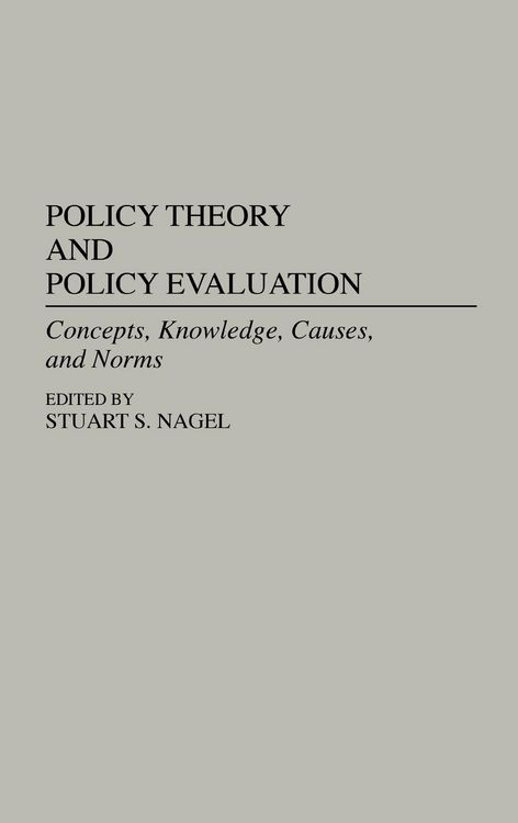 Produktbild: Policy Theory and Policy Evaluation
