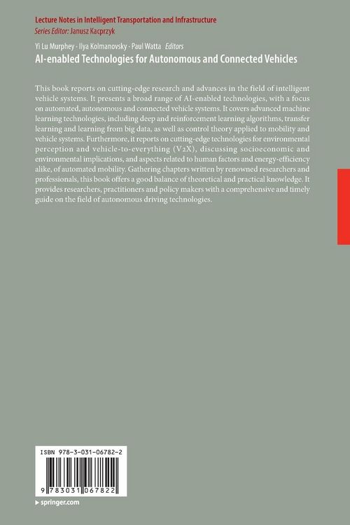 Produktbild: AI-enabled Technologies for Autonomous and Connected Vehicles