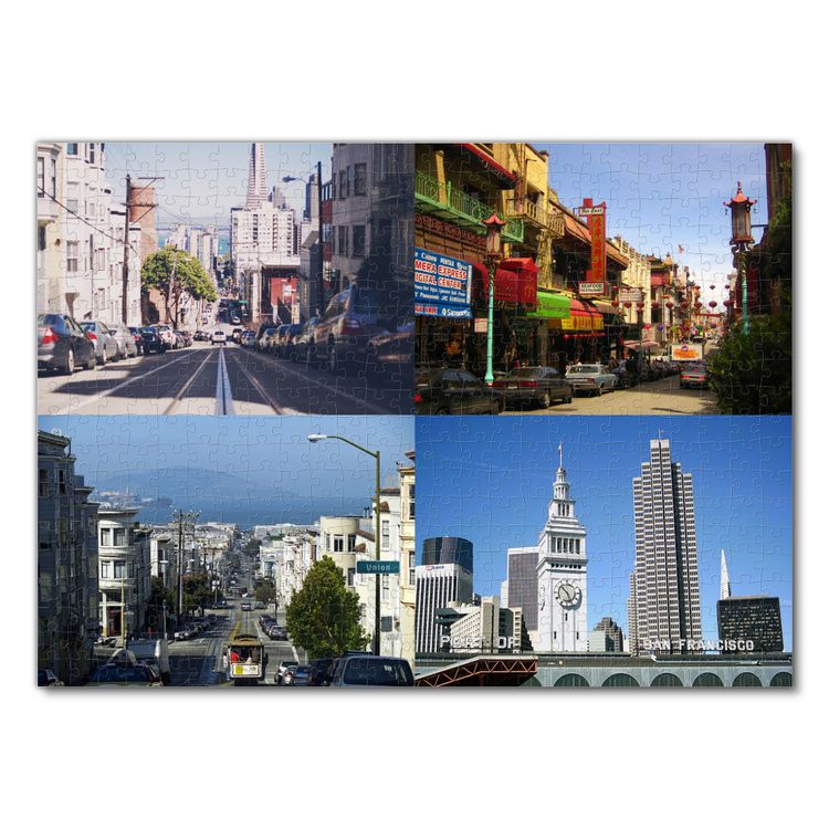 Produktbild: Lais Puzzle Collage San Francisco 500 Teile