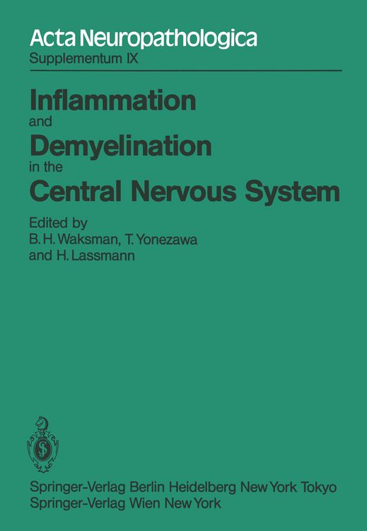 Produktbild: Inflammation and Demyelination in the Central Nervous System