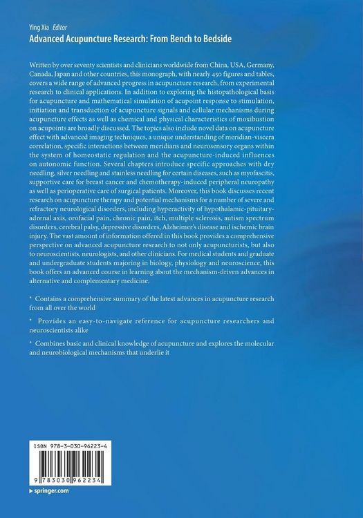 Produktbild: Advanced Acupuncture Research: From Bench to Bedside