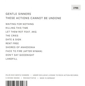 Produktbild: These Actions Cannot Be Undone