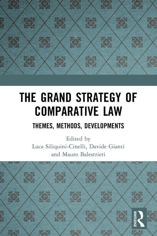 Produktbild: The Grand Strategy of Comparative Law