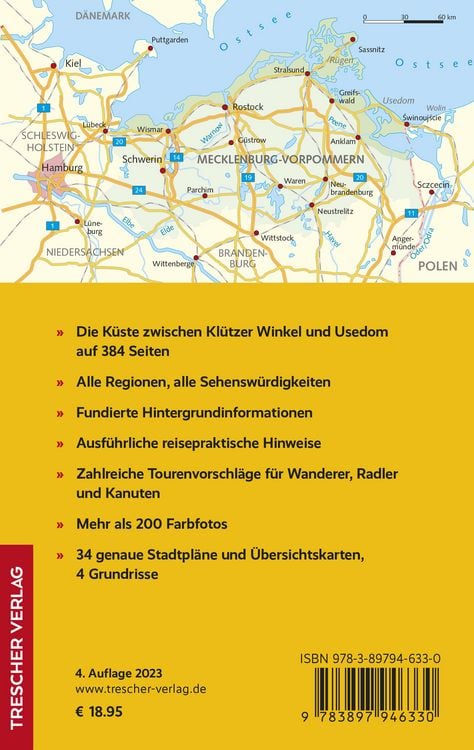 Produktbild: TRESCHER Reisef&uuml;hrer Ostseek&uuml;ste Mecklenburg-Vorpommern