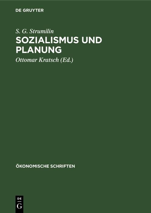 Produktbild: Sozialismus und Planung