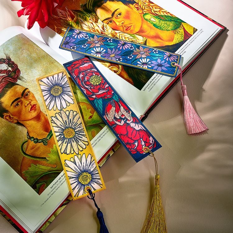 Produktbild: Lesezeichen Frida Kahlo "Flowers"