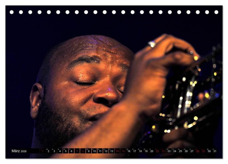 Produktbild: Jazz 2026 (Tischkalender 2026 DIN A5 quer), CALVENDO Monatskalender