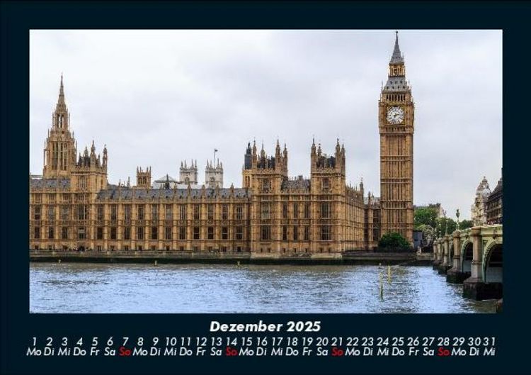Produktbild: London - Impressionen 2025 Fotokalender DIN A5