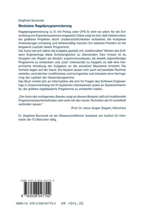 Produktbild: Modulare Regelprogrammierung