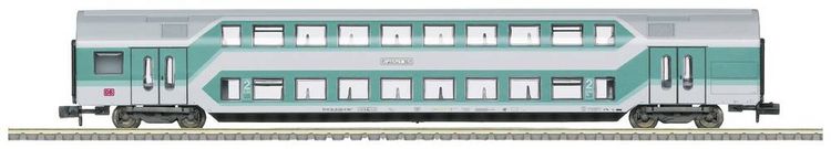 Produktbild: MiniTrix 18418 N Doppelstockwagen DBz 750, 2. Klasse der DB AG