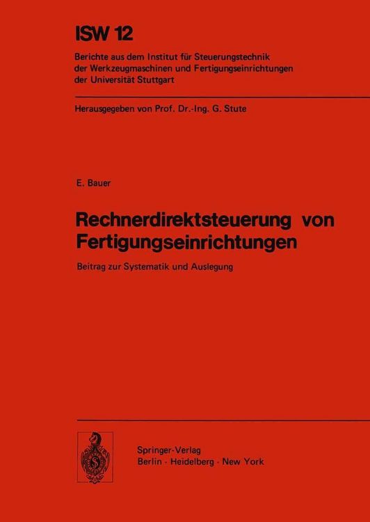 Produktbild: Rechnerdirektsteuerung von Fertigungseinrichtungen