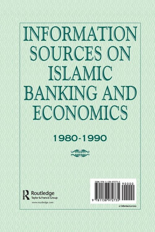 Produktbild: Information Sources on Islamic Banking and Economics