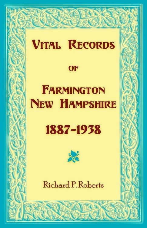 Produktbild: Vital Records of Farmington, New Hampshire 1887-1938