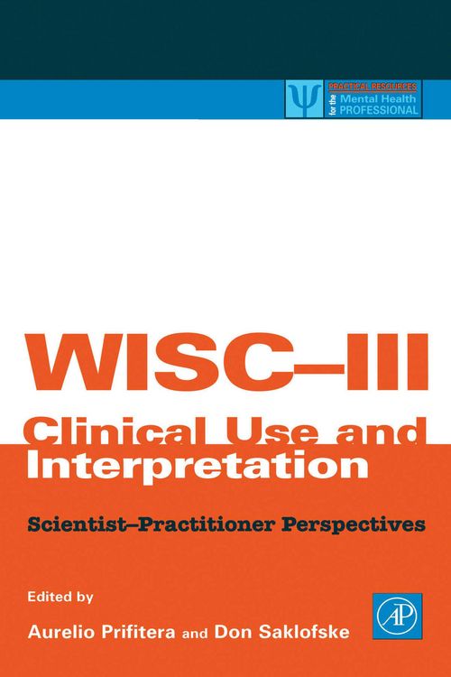 Produktbild: WISC-III Clinical Use and Interpretation