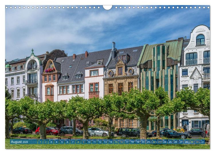 Produktbild: D&uuml;sseldorf - Ansichten einer faszinierenden Stadt (Wandkalender 2026 DIN A3 quer), CALVENDO Monatskalender