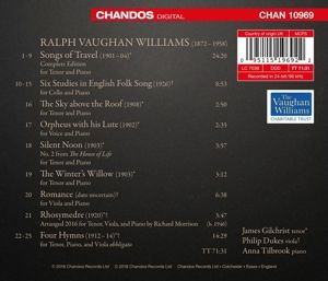 Produktbild: Songs of Travel-Songs and Chamber Works