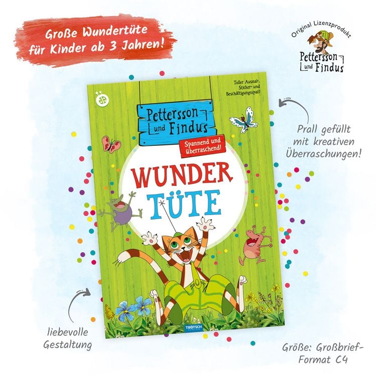 Produktbild: Tr&ouml;tsch Pettersson & Findus Wundert&uuml;te