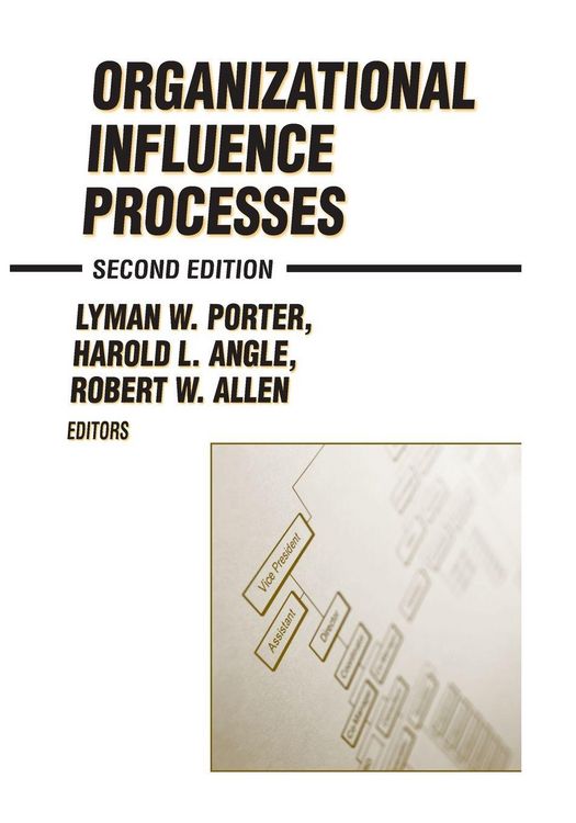 Produktbild: Organizational Influence Processes
