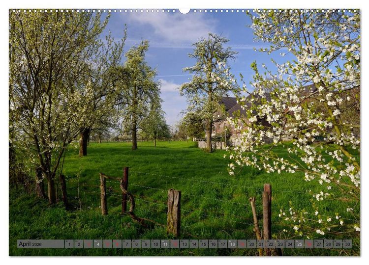 Produktbild: Der Niederrhein im Wandel der Jahreszeiten (Wandkalender 2026 DIN A2 quer), CALVENDO Monatskalender