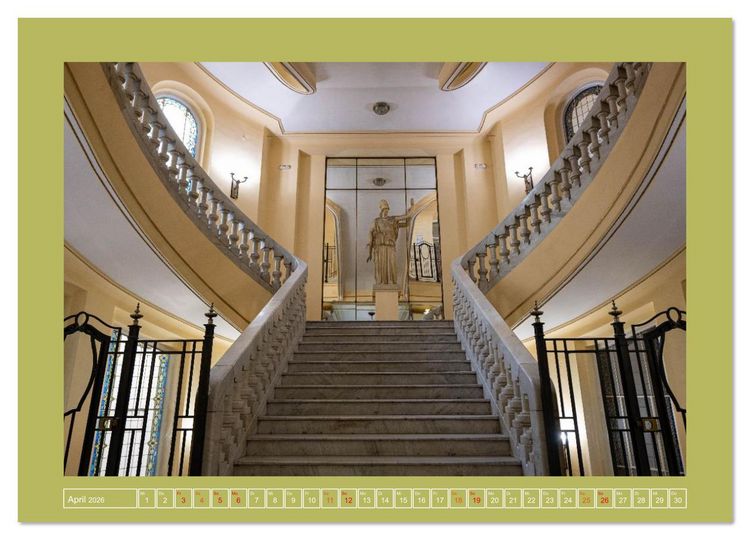 Produktbild: Treppenblicke &ndash; Kunstvolle Perspektiven im Alltag (Wandkalender 2026 DIN A4 quer), CALVENDO Monatskalender