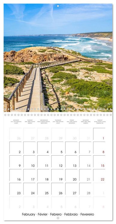 Produktbild: Algarve - Portugal's picturesque coastal landscapes (Wall Calendar 2026 12 &times; 12 Inch) CALVENDO 12 Month Wall Calendar
