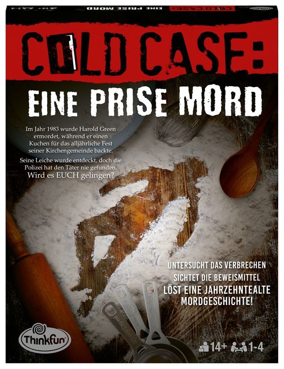 Produktbild: ThinkFun Cold Case: Eine Prise Mord - Kombinationsspiel ab 14 Jahre