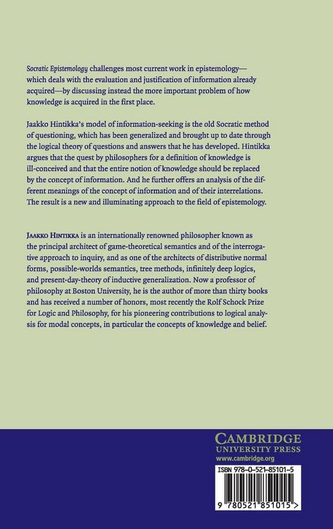Produktbild: Socratic Epistemology