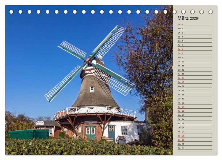 Produktbild: NORDERNEY Geburtstagskalender mit Planerfunktion (Tischkalender 2026 DIN A5 quer), CALVENDO Monatskalender