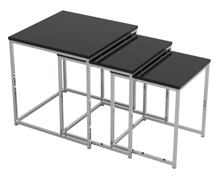 Produktbild: 3-tlg. Set Beistelltisch Couchtisch Sofatisch