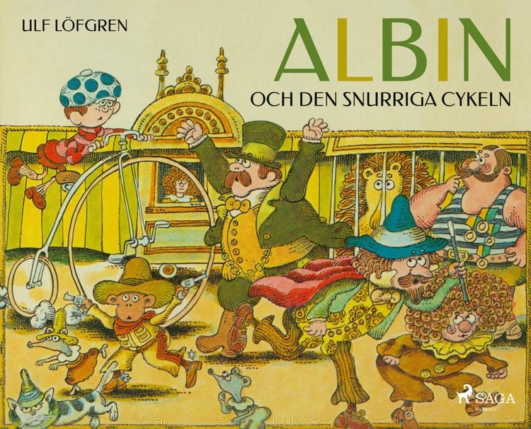 Produktbild: Albin och den snurriga cykeln