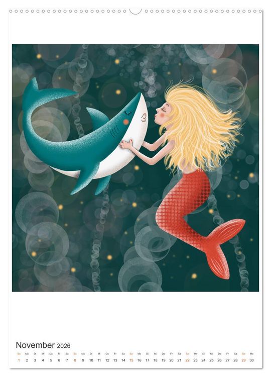Produktbild: SAVE OUR OCEANS - Ursprung allen Lebens (hochwertiger Premium Wandkalender 2026 DIN A2 hoch), Kunstdruck in Hochglanz