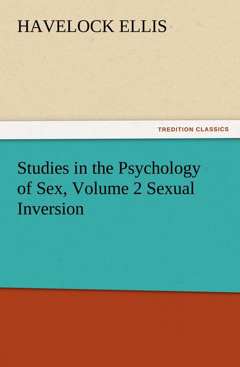 Produktbild: Studies in the Psychology of Sex, Volume 2 Sexual Inversion