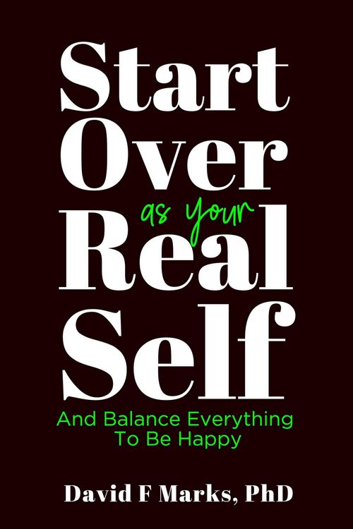 Produktbild: Start Over As Your Real Self (Behavior Change Book Series, #2)