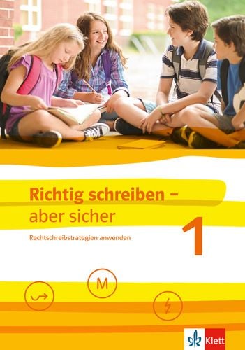 Produktbild: Richtig schreiben - aber sicher 1. Sch&uuml;lerarbeitsheft mit L&ouml;sungen Klassen 5-7