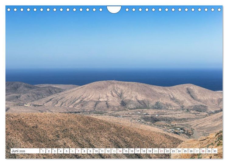 Produktbild: Fuerteventura - W&uuml;stenzauber und Meeresrauschen (Wandkalender 2026 DIN A4 quer), CALVENDO Monatskalender