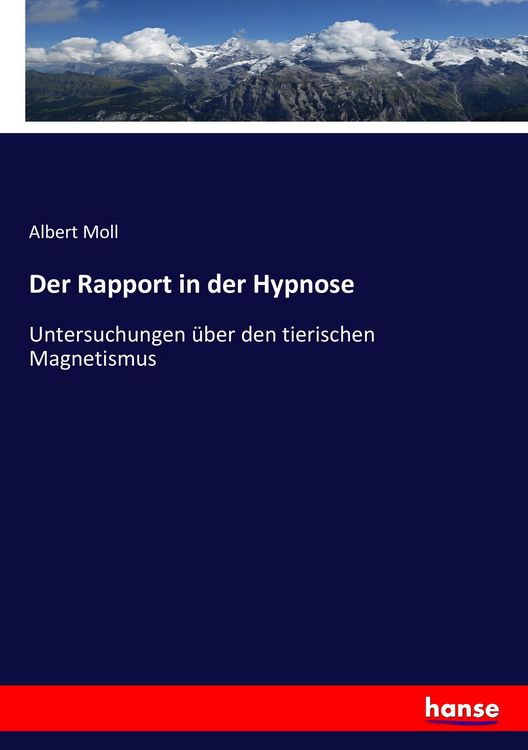 Produktbild: Der Rapport in der Hypnose