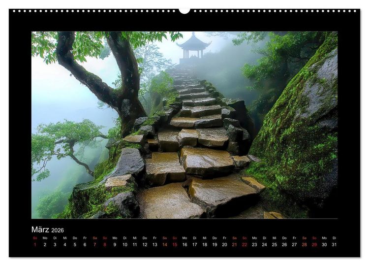 Produktbild: Abenteuerliche Wege (hochwertiger Premium Wandkalender 2026 DIN A2 quer), Kunstdruck in Hochglanz