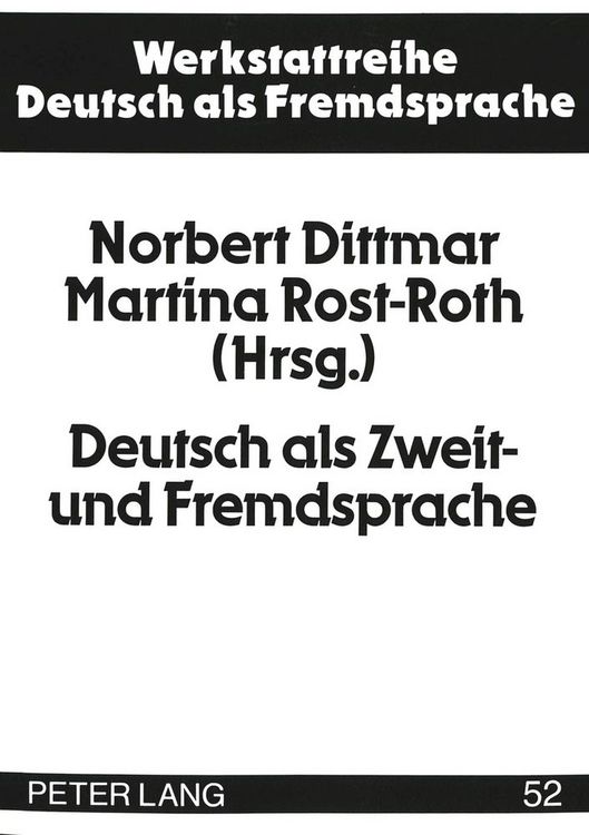 Produktbild: Deutsch als Zweit- und Fremdsprache