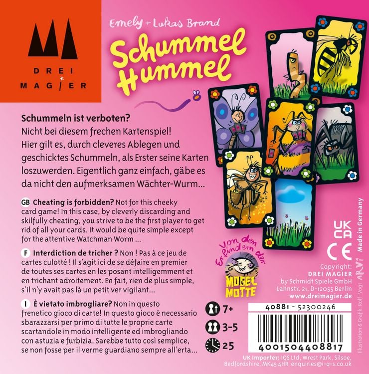 Produktbild: Schummel Hummel - Drei Magier&reg; Kartenspiel