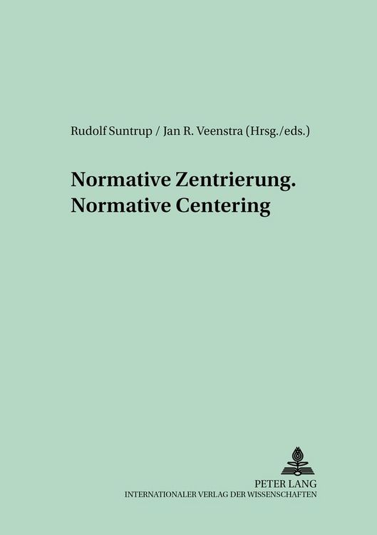 Produktbild: Normative Zentrierung &ndash; Normative Centering
