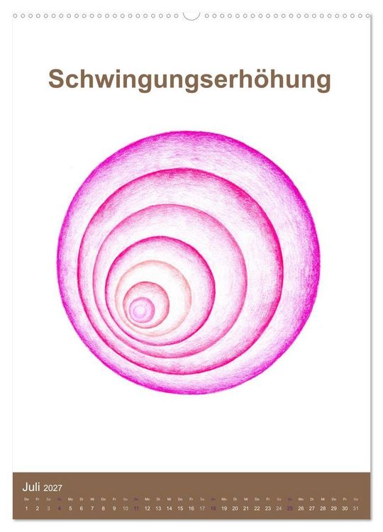 Produktbild: Delfinheilsymbole (hochwertiger Premium Wandkalender 2027 DIN A2 hoch), Kunstdruck in Hochglanz