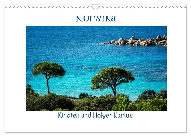 Produktbild: Korsika 2026 (Wandkalender 2026 DIN A3 quer), CALVENDO Monatskalender