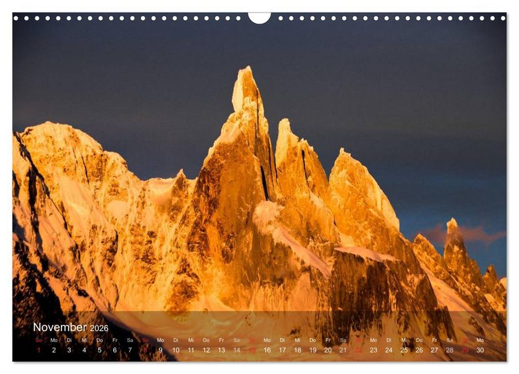 Produktbild: Faszinierende Landschaften der Welt: Traumberge und Wanderparadiese (Wandkalender 2026 DIN A3 quer), CALVENDO Monatskalender