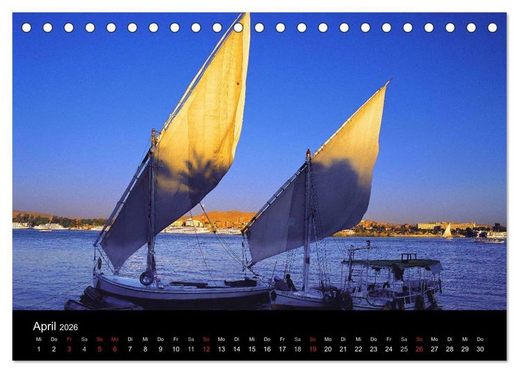 Produktbild: &Auml;gypten (Tischkalender 2026 DIN A5 quer), CALVENDO Monatskalender