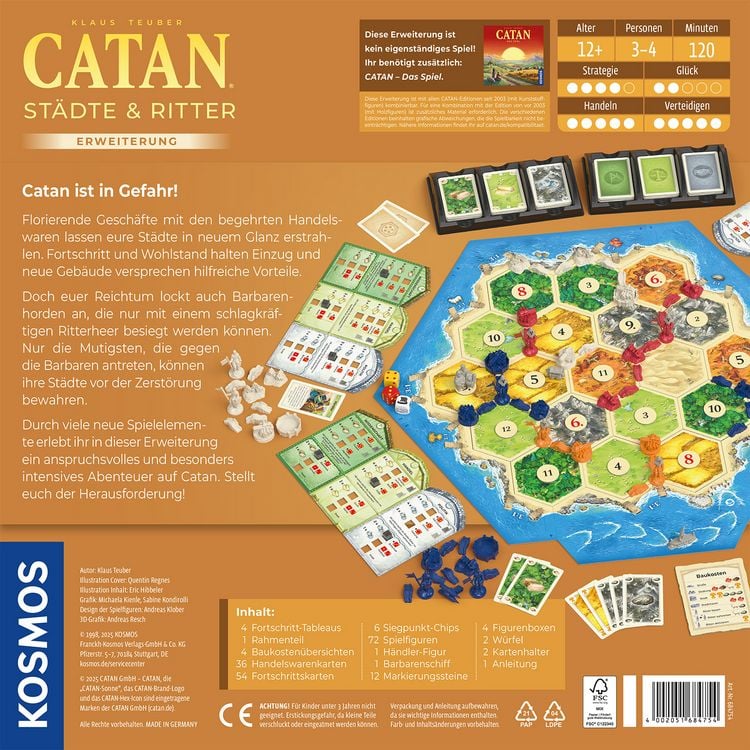 Produktbild: CATAN - St&auml;dte & Ritter